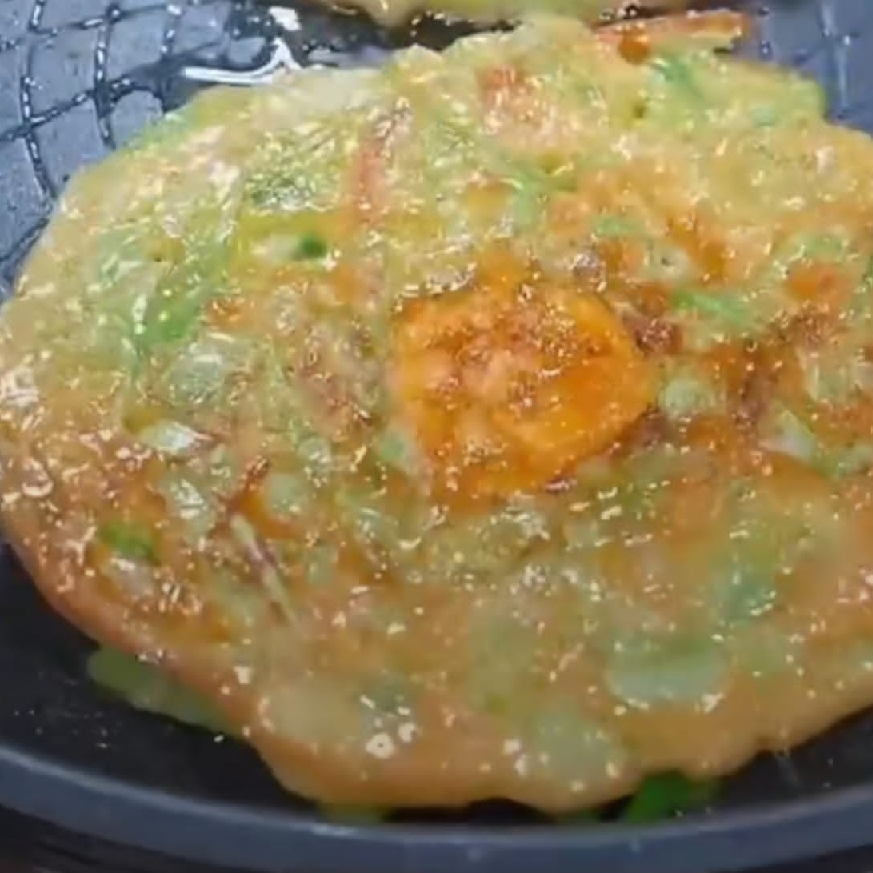 Galette de légumes avec blanc de poulet